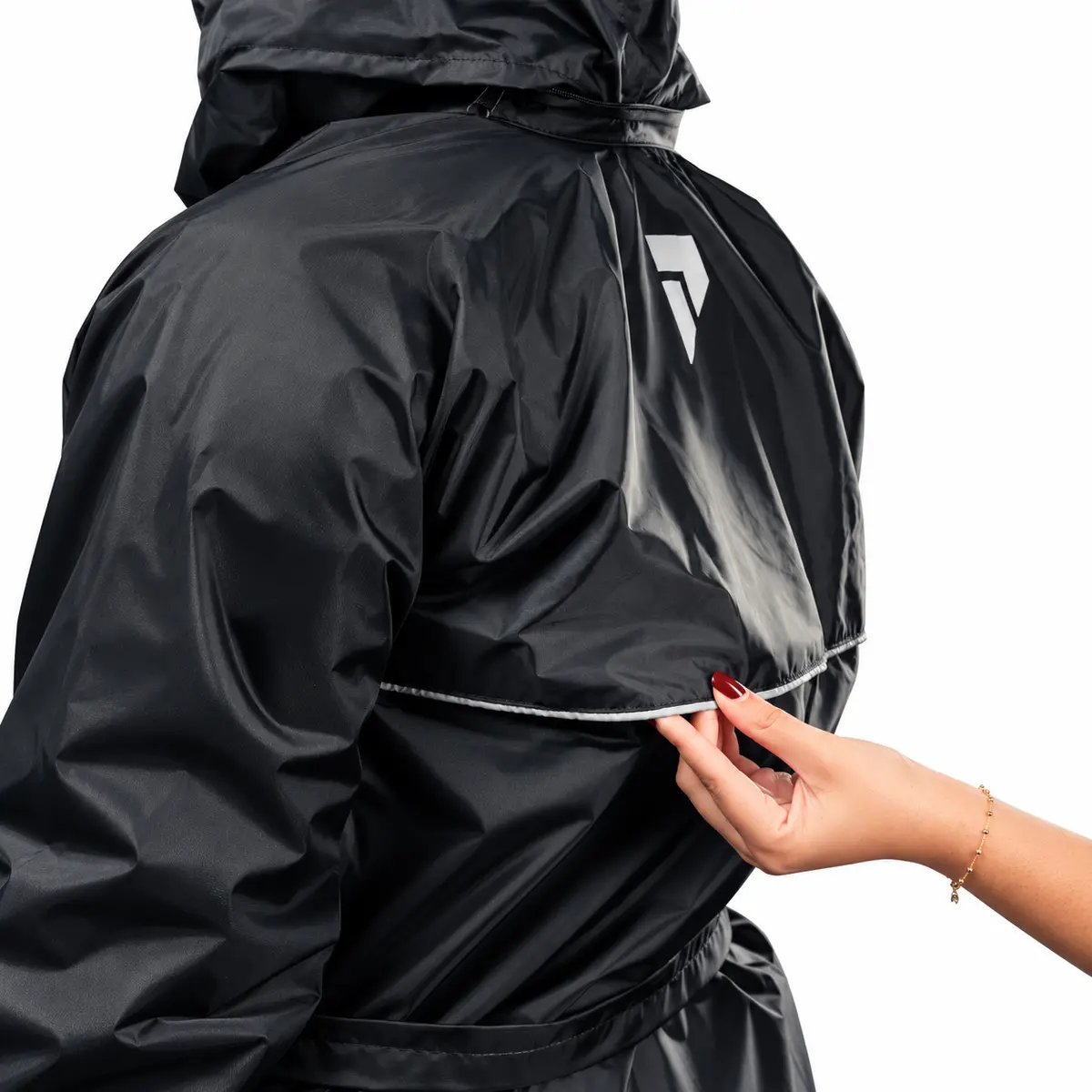 Conjunto Motoqueiro para Chuva em Nylon Full Preto - Pioneira