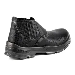 Botina em Couro 4045BELS com bico de PVC BRACOL