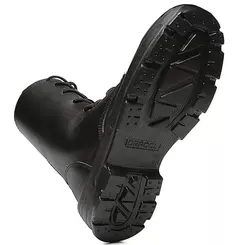 Coturno Militar Preto em Couro 4045BCJS4600  Bracol com Bico PVC