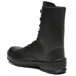 Coturno Militar Preto em Couro 4045BCJS4600  Bracol com Bico PVC