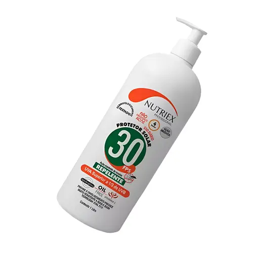 Protetor Solar com Repelente Nutriex Fator 30 Oil Free Galão de 1 Litro