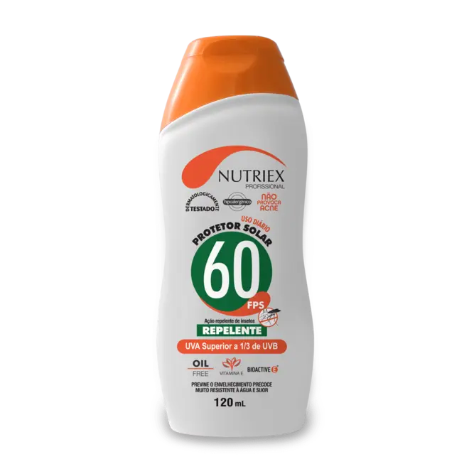 Protetor Solar com Repelente Nutriex Fator 60- 120g