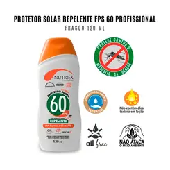 Protetor Solar com Repelente Nutriex Fator 60- 120g
