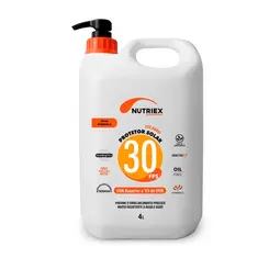 Protetor Solar Nutriex Fator 30 Oil Free Galão de 4 Litros com Dosador