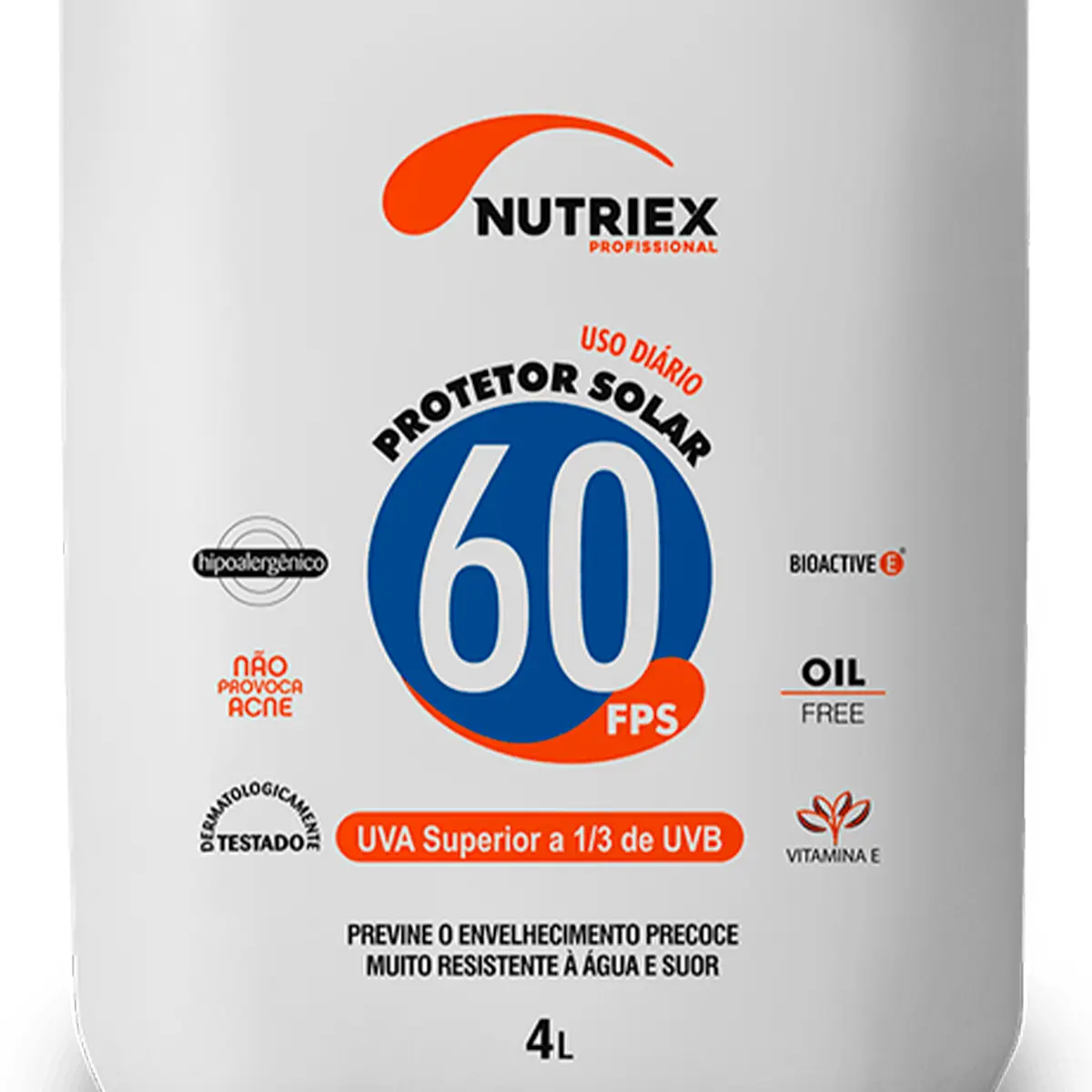 Protetor Solar Nutriex Fator 60 - 4 Litros