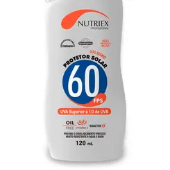 Protetor Solar Nutriex Fator 60 Oil Free Bisnaga 120g