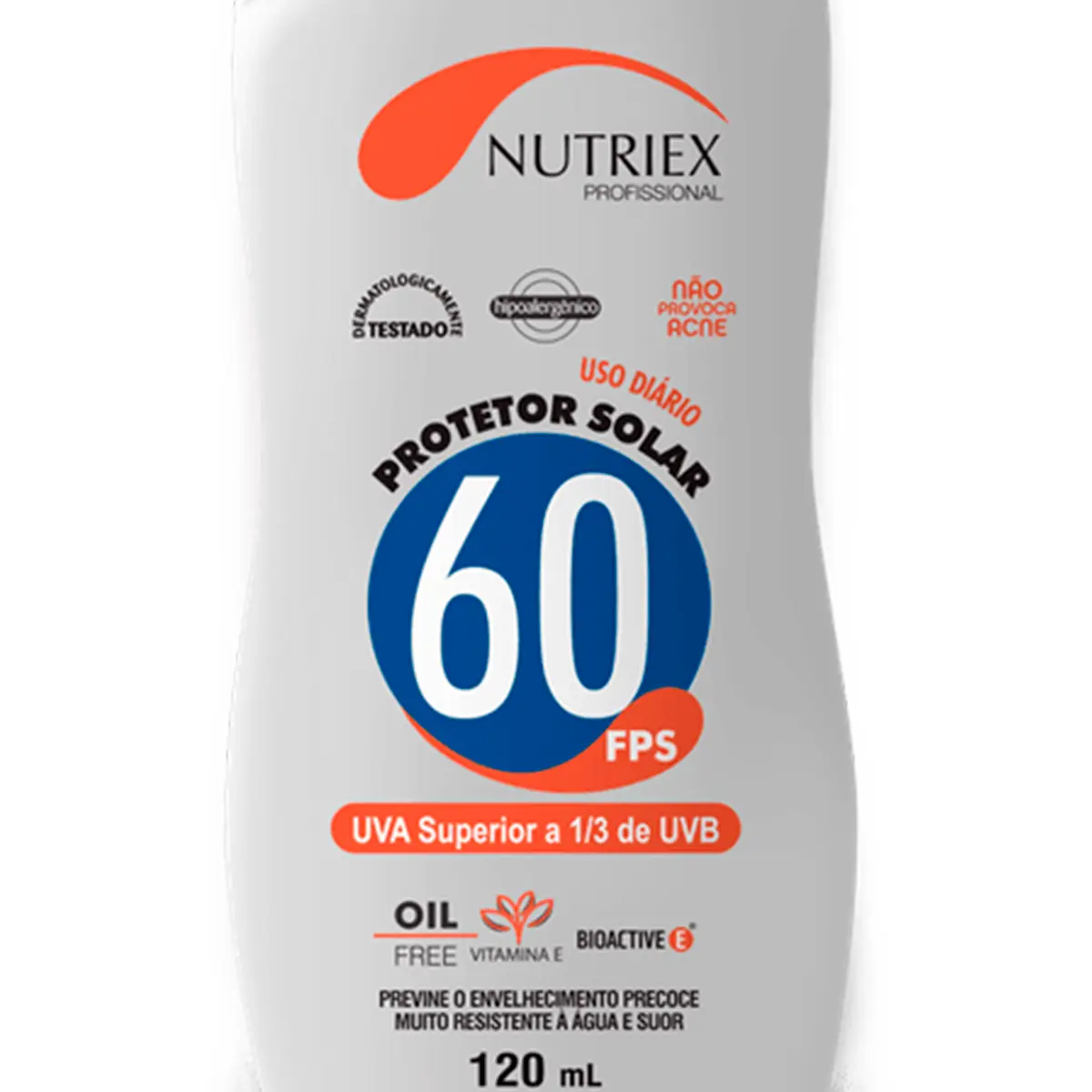 Protetor Solar Nutriex Fator 60 Oil Free Bisnaga 120g
