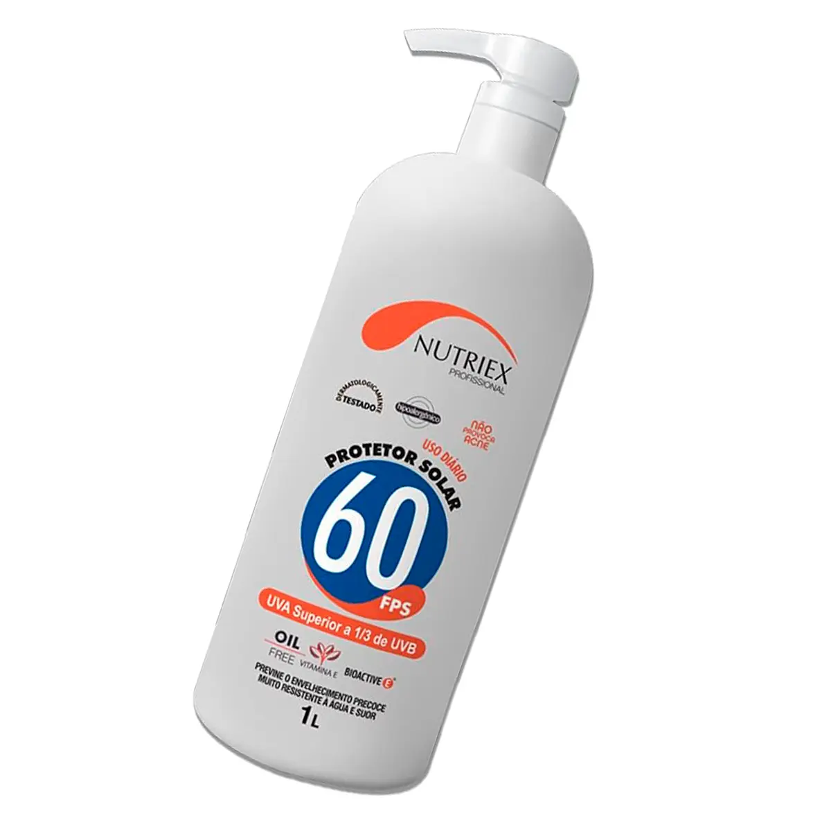 Protetor Solar Nutriex Fator 60 Oil Free Galão de 1 Litro