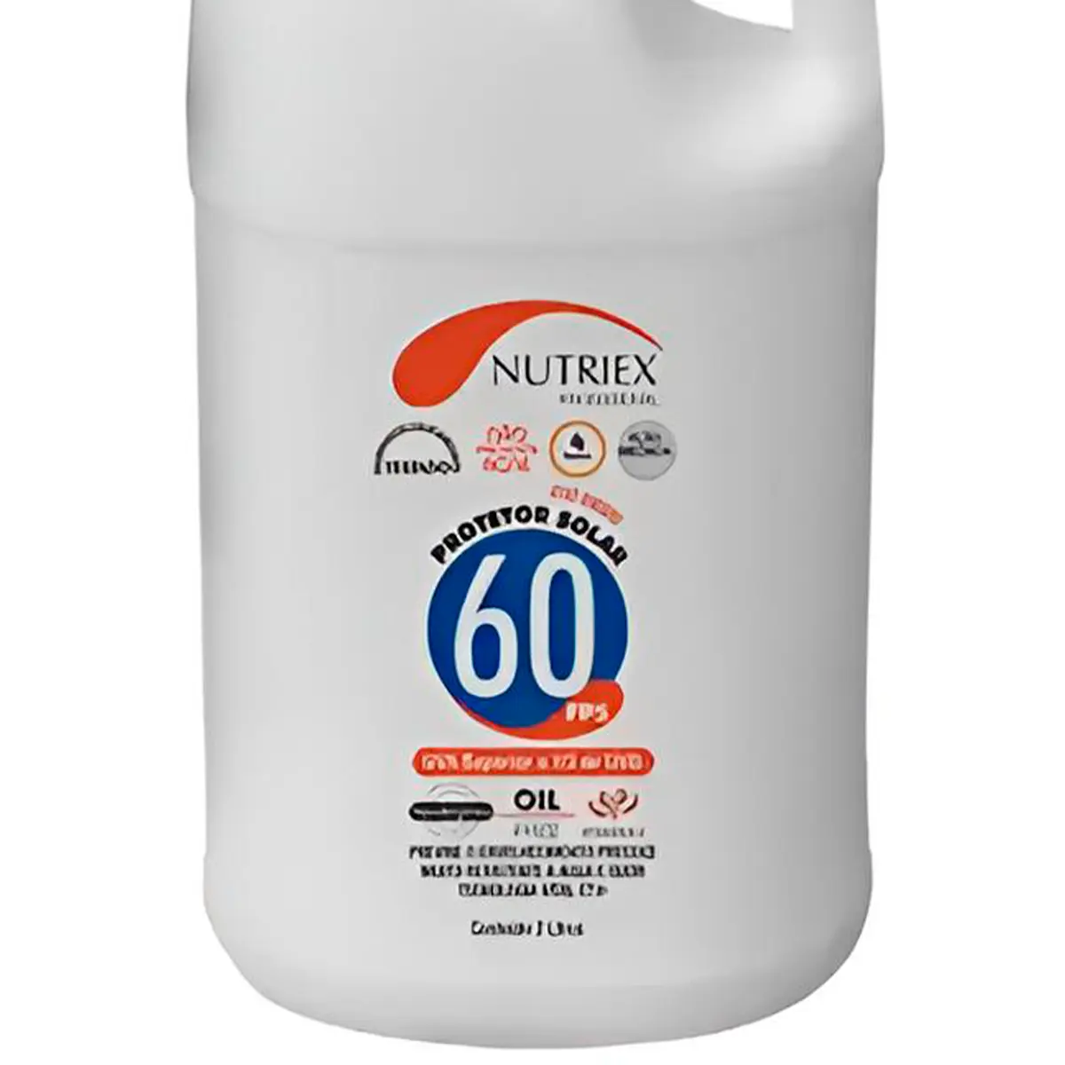 Protetor Solar Nutriex Fator 60 Oil Free Galão de 2 Litros
