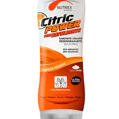 Sabonete Liquido Desengraxante com Esfoliante Citric Power Nutriex Bisnaga 200g