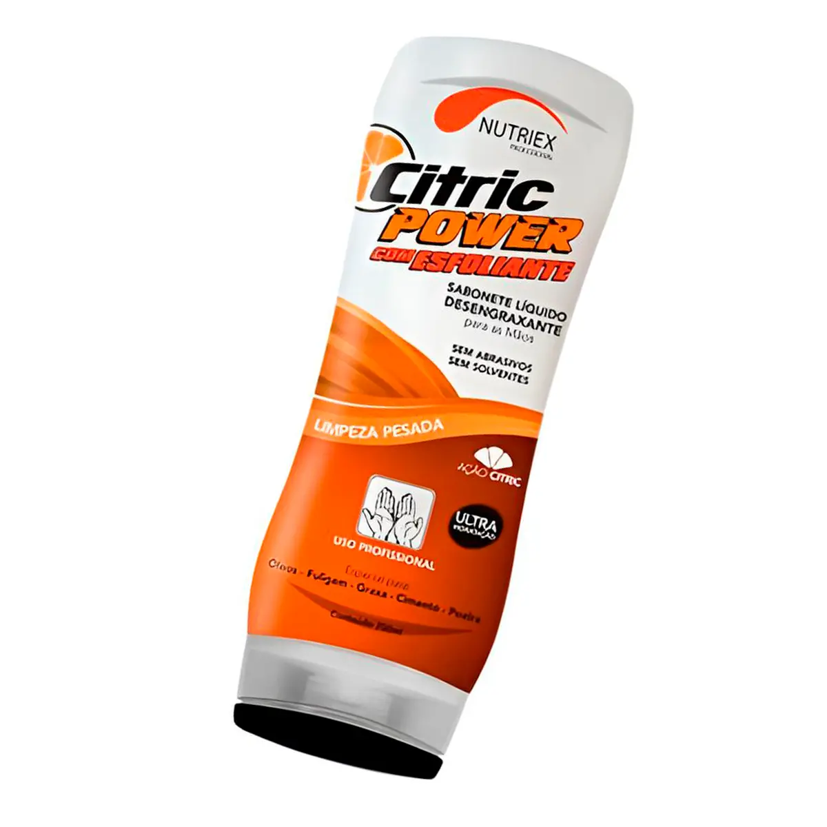 Sabonete Liquido Desengraxante com Esfoliante Citric Power Nutriex Bisnaga 200g