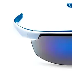Óculos de Proteção Neon Azul Espelhado - Steelflex