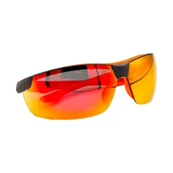 Óculos de Proteção Neon Vermelho Espelhado - Steelflex