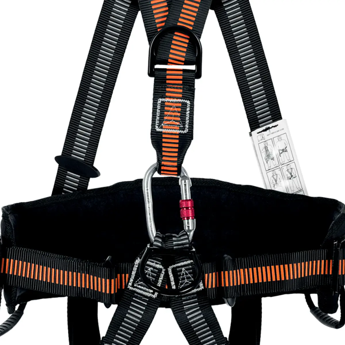 Cinto Paraquedista Abdominal 6 Pontos Guepard 6 Delta Plus - P M G