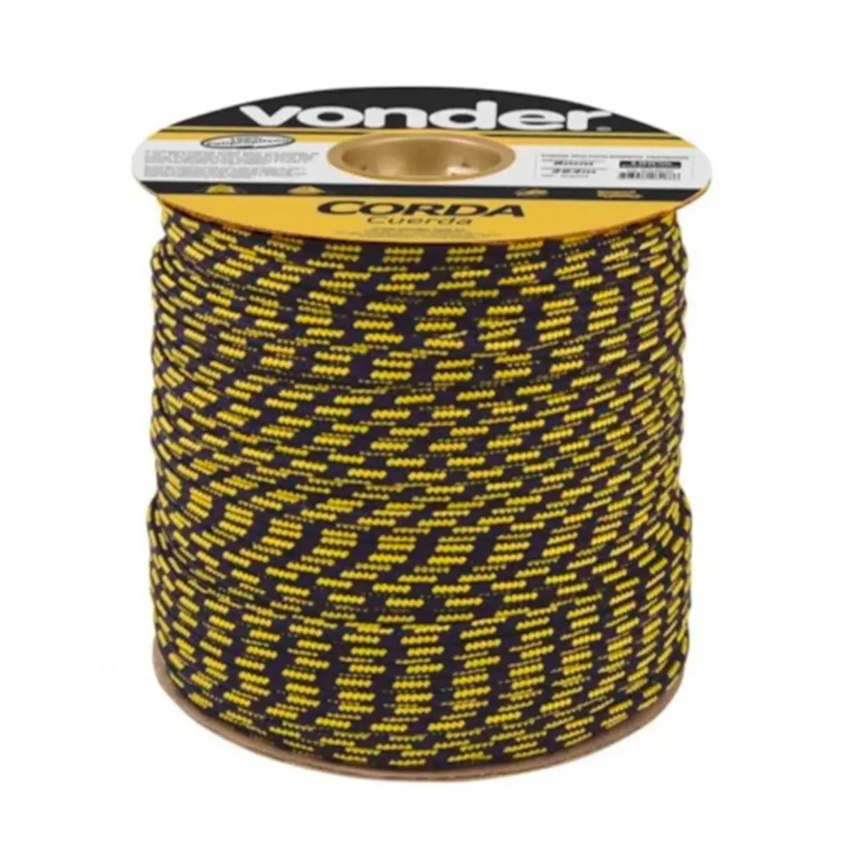 Corda para sinalização Zebrada PRAM 12MM Rolo C150M - Vonder