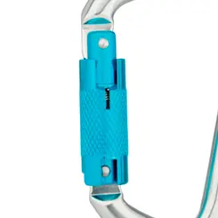 Mosquetão em Alumínio Tripla Trava Automática Delta Plus - Kit 2 Peças