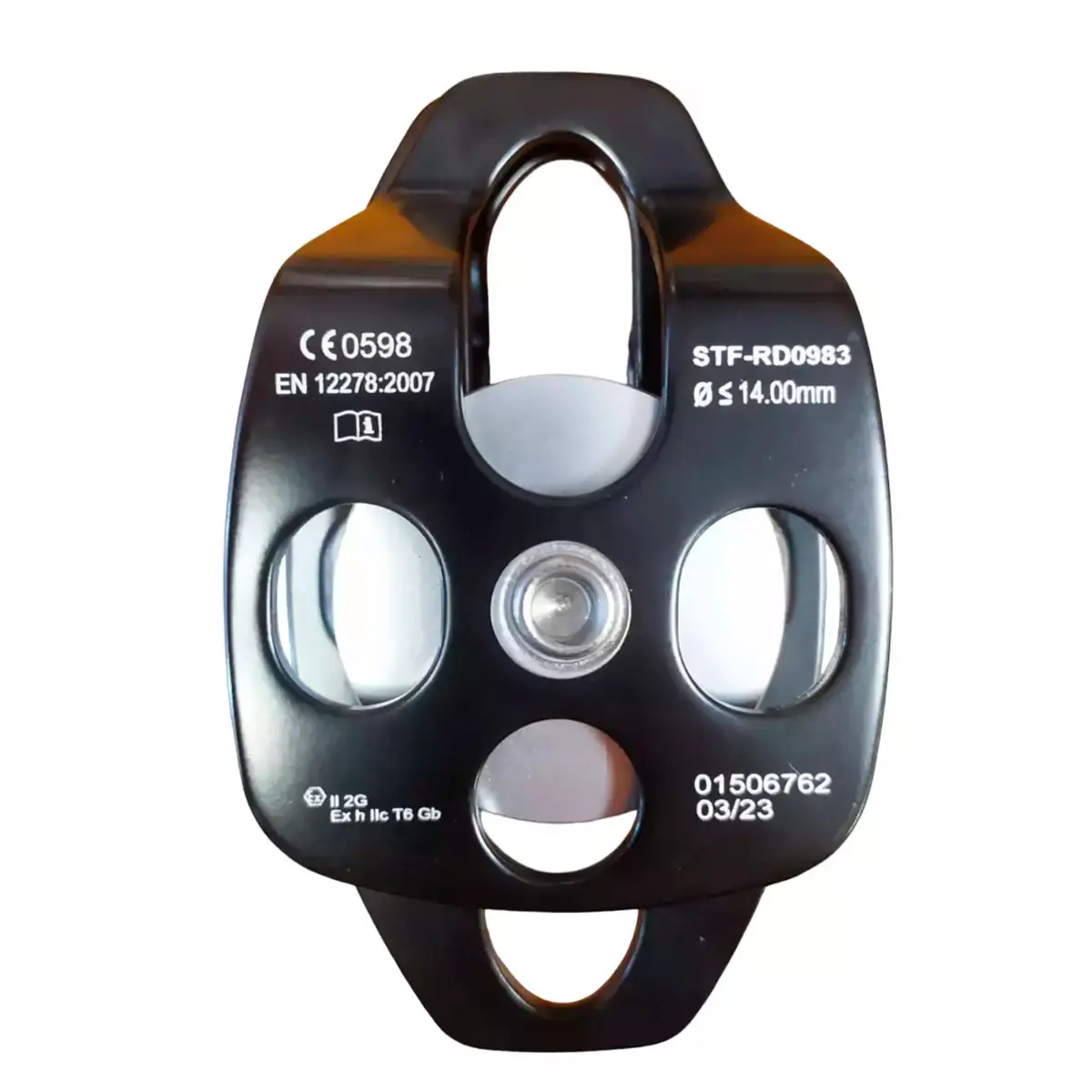 Polia Dupla para Corda de 12 até 16MM - Steelflex