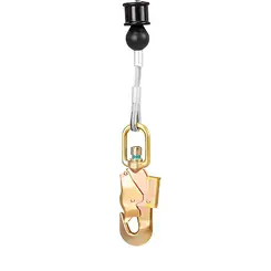 Trava Quedas Retrátil 20m Cabo de Aço Steelflex