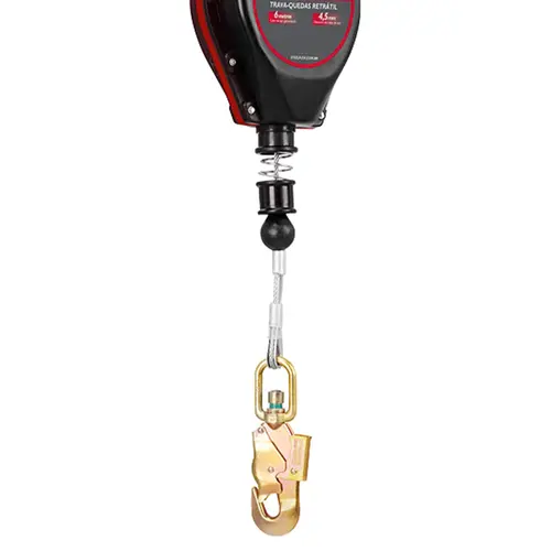 Trava Quedas Retrátil 6M Cabo de Aço Steelflex  STF-CQTQ0476