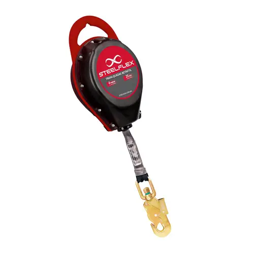 Trava-quedas Retrátil 6 Metros em Fita Steelflex - Mod. STF-CQTQ0176