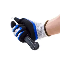 Luva Resistente a Corte com Banho Nitrílico SS1007 New Super Safety