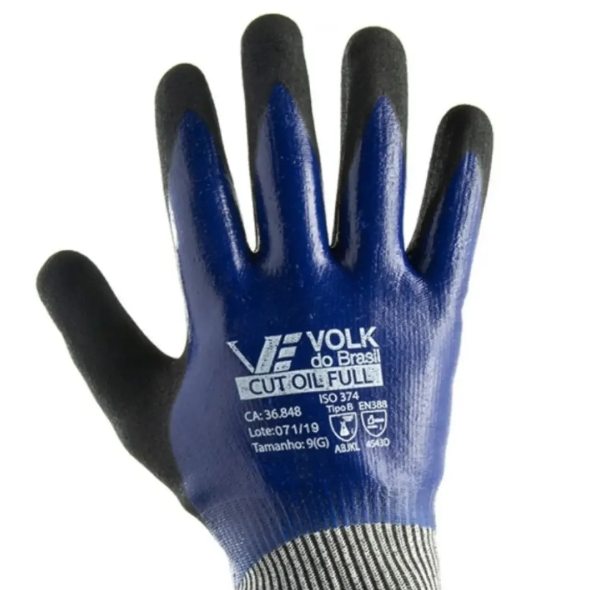 Luva Anticorte Cut Oil Full Volk