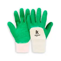 Luva Confortex Plus Kalipso tricotaca com Banho Látex Corrugado