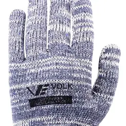Luva Cotton Volk Mesclada 3 Fios de Algodão - Com 12 Pares