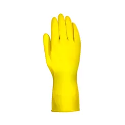 Luva de Latex Amarela  Plastcor
