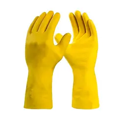 Luva de Latex Amarela  Plastcor