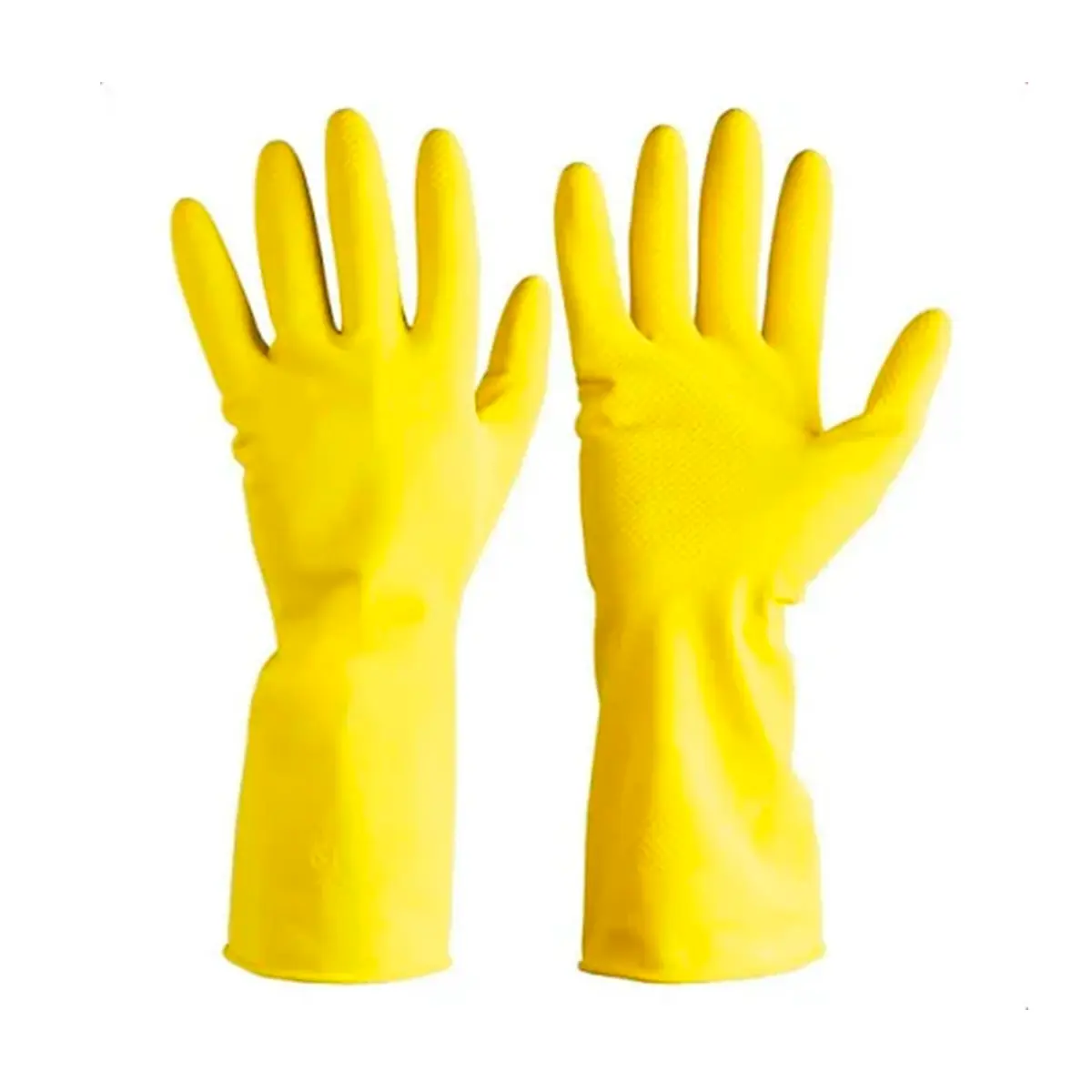 Luva de Latex Amarela  Plastcor