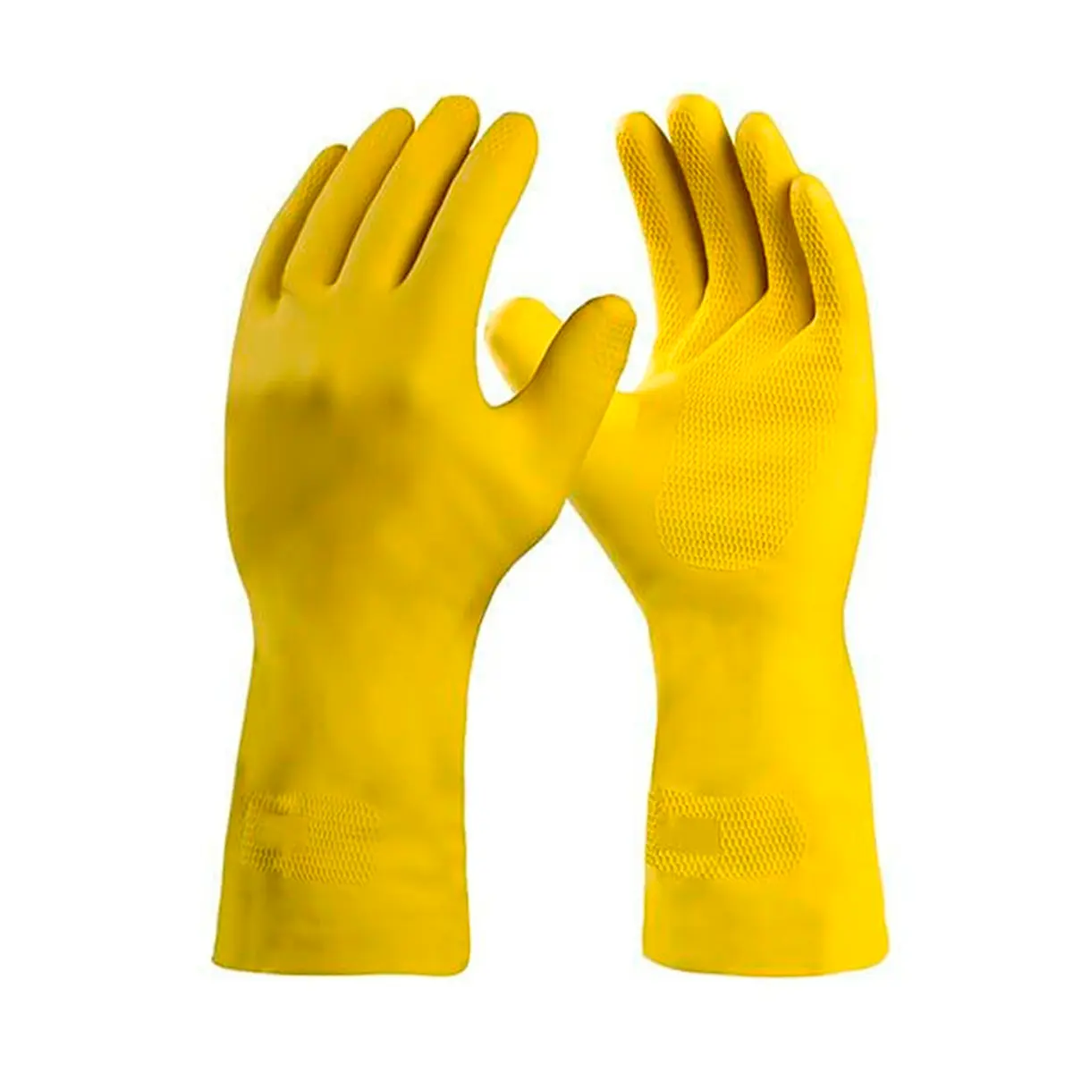 Luva de Latex Amarela  Plastcor