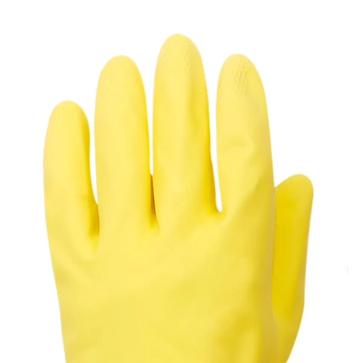 Luva de Látex com forro em Verniz Silver Standard Amarela Volk