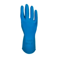 Luva de Látex Silver Azul Lalan