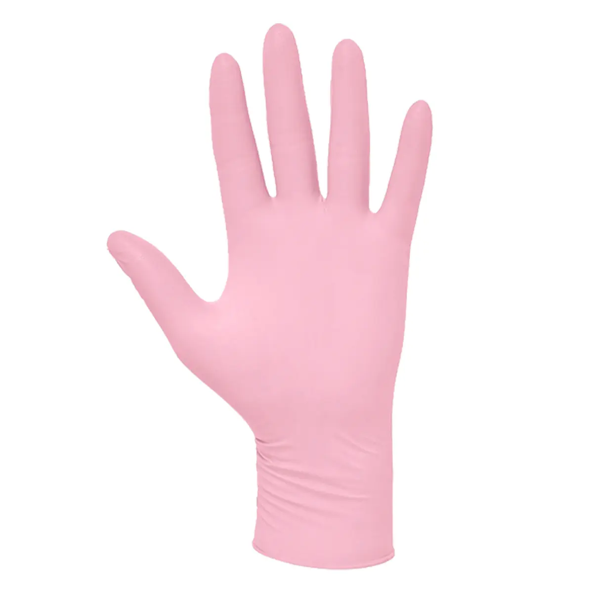 Luva Descartavel Tpe Flex Rosa Volk