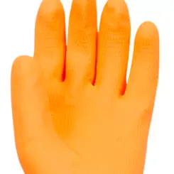 Luva Látex Laranja Reforçada Volk 70 mm
