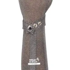 Luva Malha de Aço Inoxidável para Açogueiro Punho 21 cm Volk