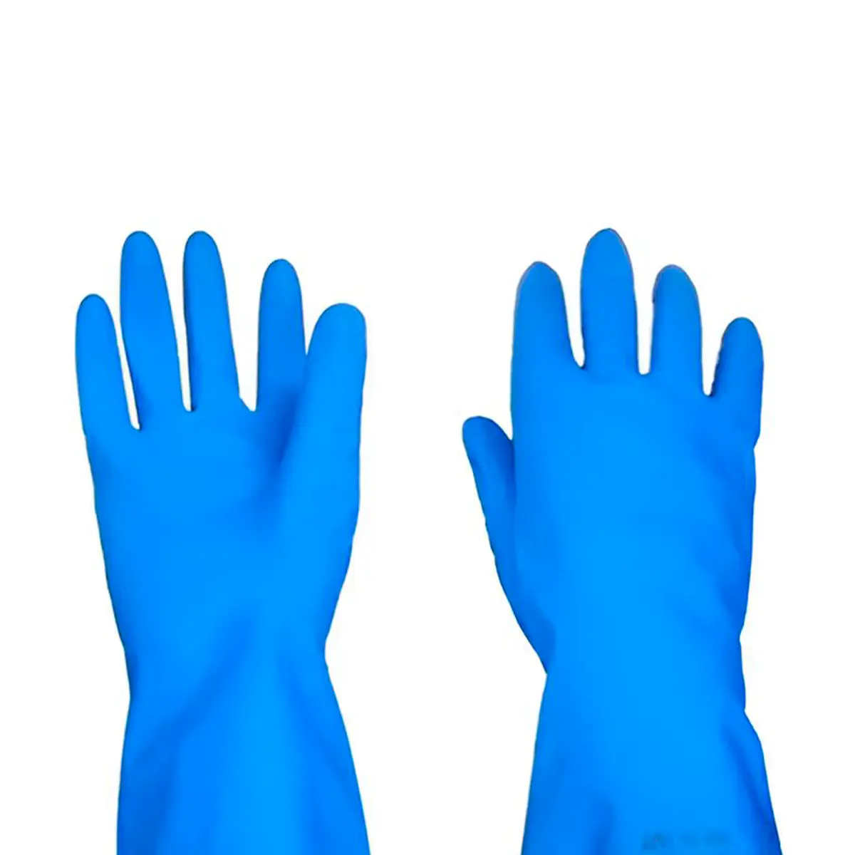 Luva Nitrilíca Azul Sem Forro Nitrifoods Anatômica Lalan