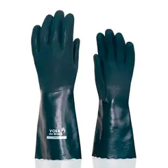 Luva PVC Volk 36 cm Verde Palma Áspera