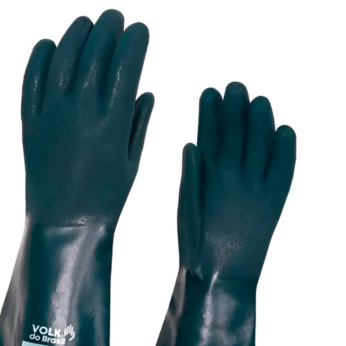 Luva PVC Volk 36 cm Verde Palma Áspera