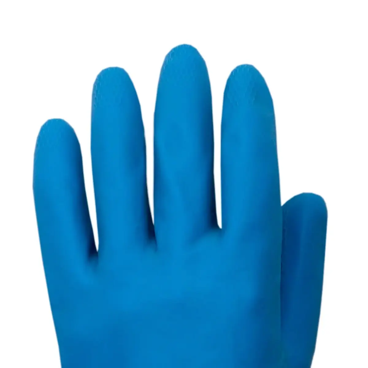 Luva Látex Verniz Silver Slim Azul - Volk