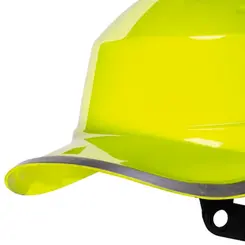 Capacete Aba Frontal Baseball Diamond V Amarelo Botão de Ajuste - Delta Plus