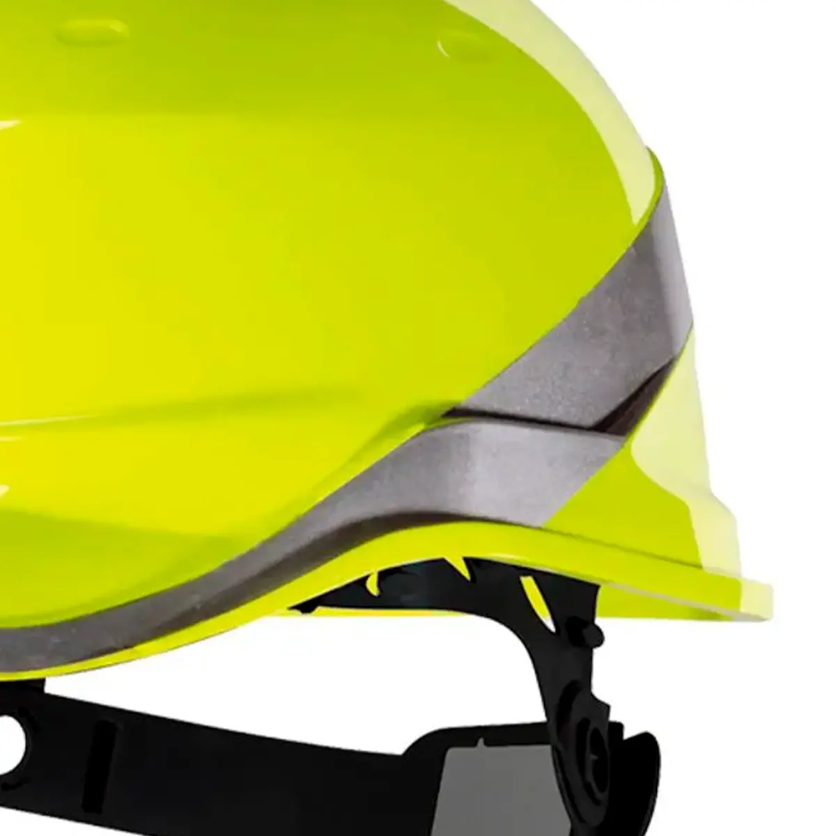 Capacete Aba Frontal Baseball Diamond V Amarelo Botão de Ajuste - Delta Plus