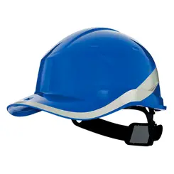 Capacete Aba Frontal Baseball Diamond V Azul Botão de Ajuste - Delta Plus