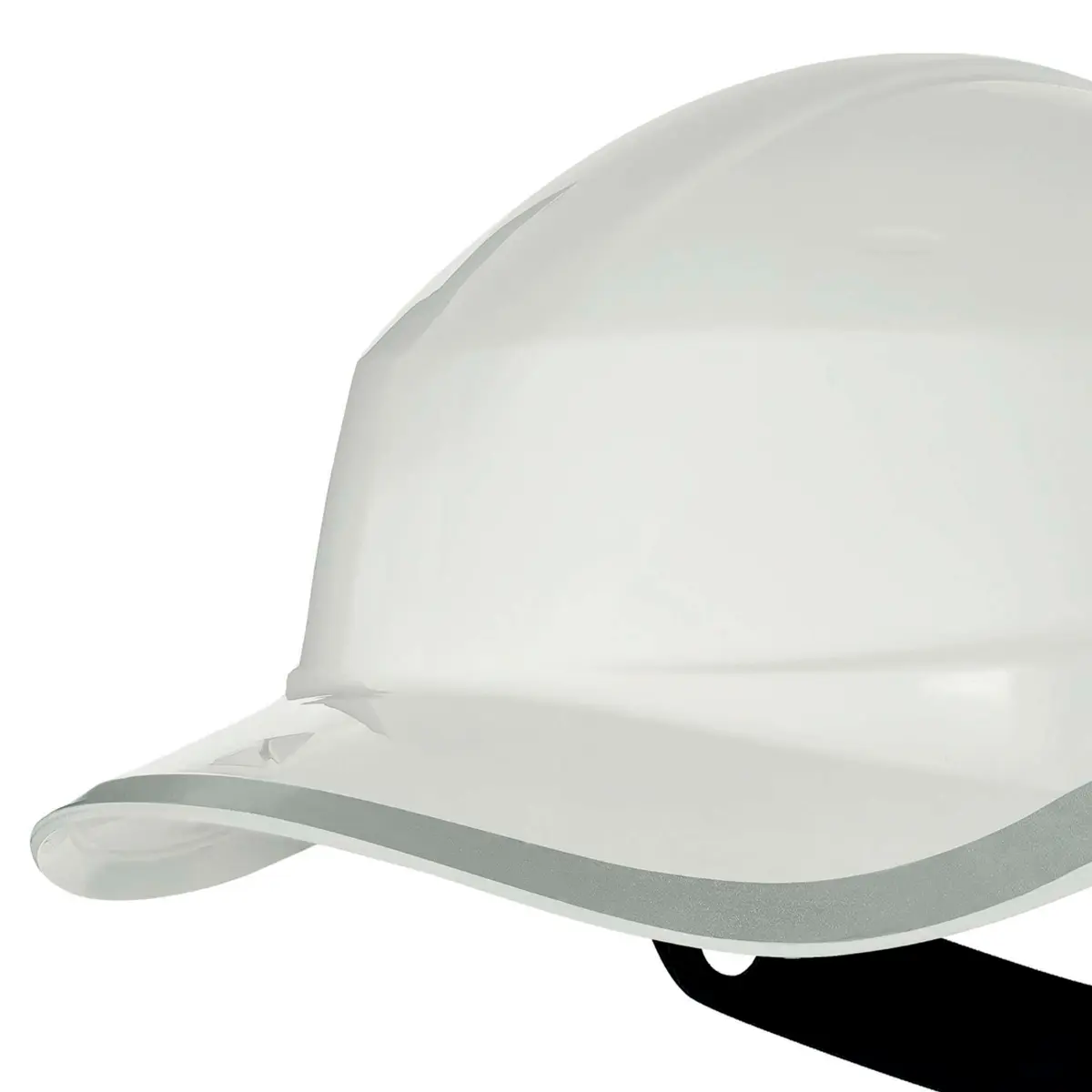 Capacete Aba Frontal Baseball Diamond V Branco Botão de Ajuste - Delta Plus