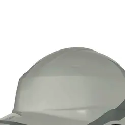 Capacete Aba Frontal Baseball Diamond V Cinza Botão de Ajuste - Delta Plus