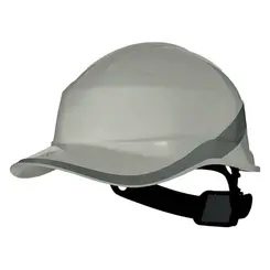 Capacete Aba Frontal Baseball Diamond V Cinza Botão de Ajuste - Delta Plus