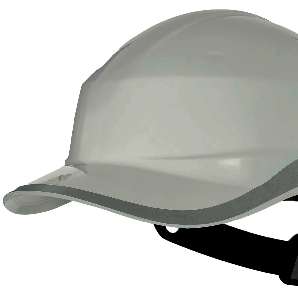 Capacete Aba Frontal Baseball Diamond V Cinza Botão de Ajuste - Delta Plus