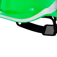 Capacete Aba Frontal Baseball Diamond V Verde Florescente Botão de Ajuste - Delta Plus