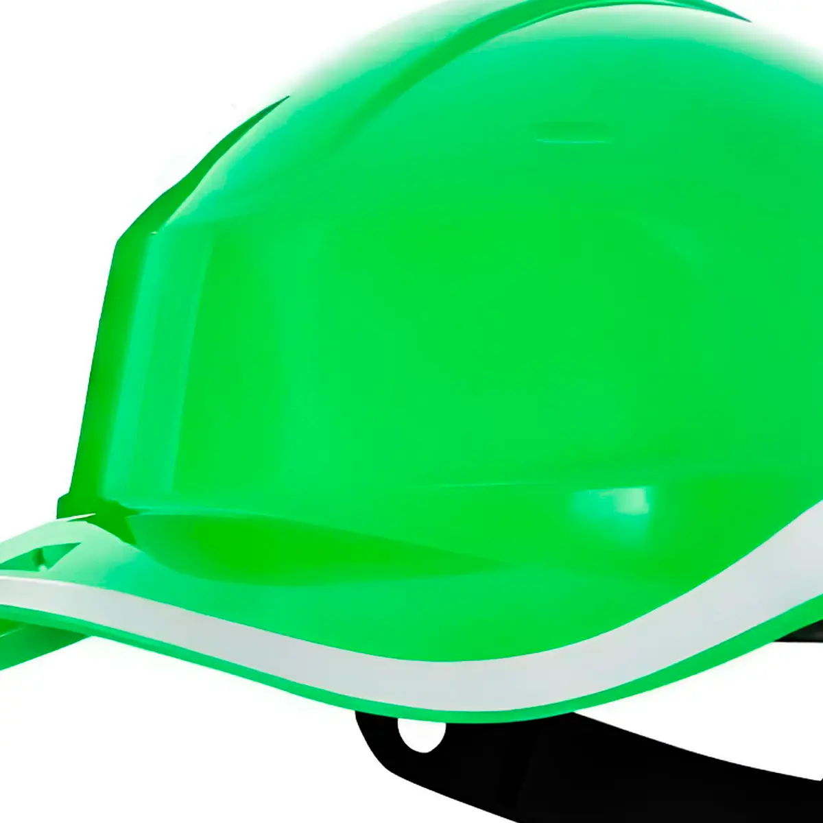 Capacete Aba Frontal Baseball Diamond V Verde Florescente Botão de Ajuste - Delta Plus